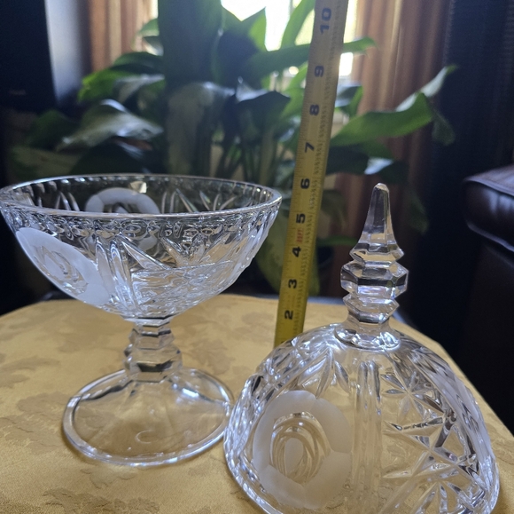 NWOT, Violetta Crystal Candy Dish - Picture 7 of 8